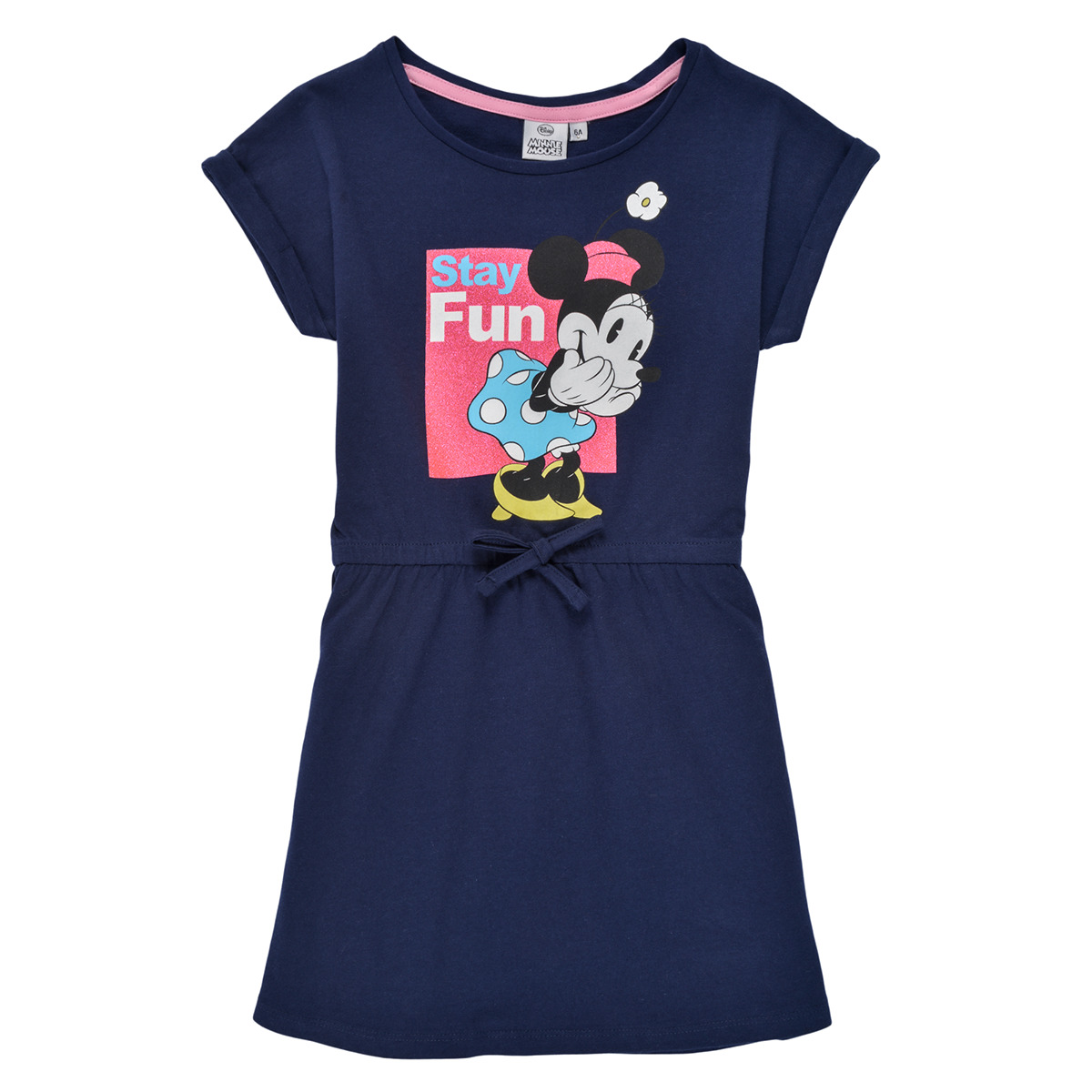 Vêtements Fille Robes courtes TEAM HEROES  MINNIE DRESS cropped Marine