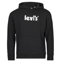 Vêtements Homme Sweats Levi's RELAXED GRAPHIC PO POSTER HOODIE CAVIAR