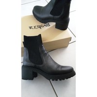Chaussures Femme Bottines Reqin's boot's Chelsy Reqin's Noir