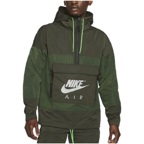 Nike AIR UNLINED ANORAK Vert - Vêtements Coupes vent Homme 97,20 €