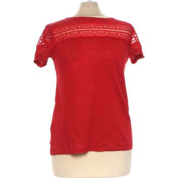 Vêtements Femme Besaces / Sacs bandoulière Promod top manches courtes  36 - T1 - S Rouge Rouge