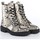 Chaussures Femme Bottines Guess Anfibio croco Blanc