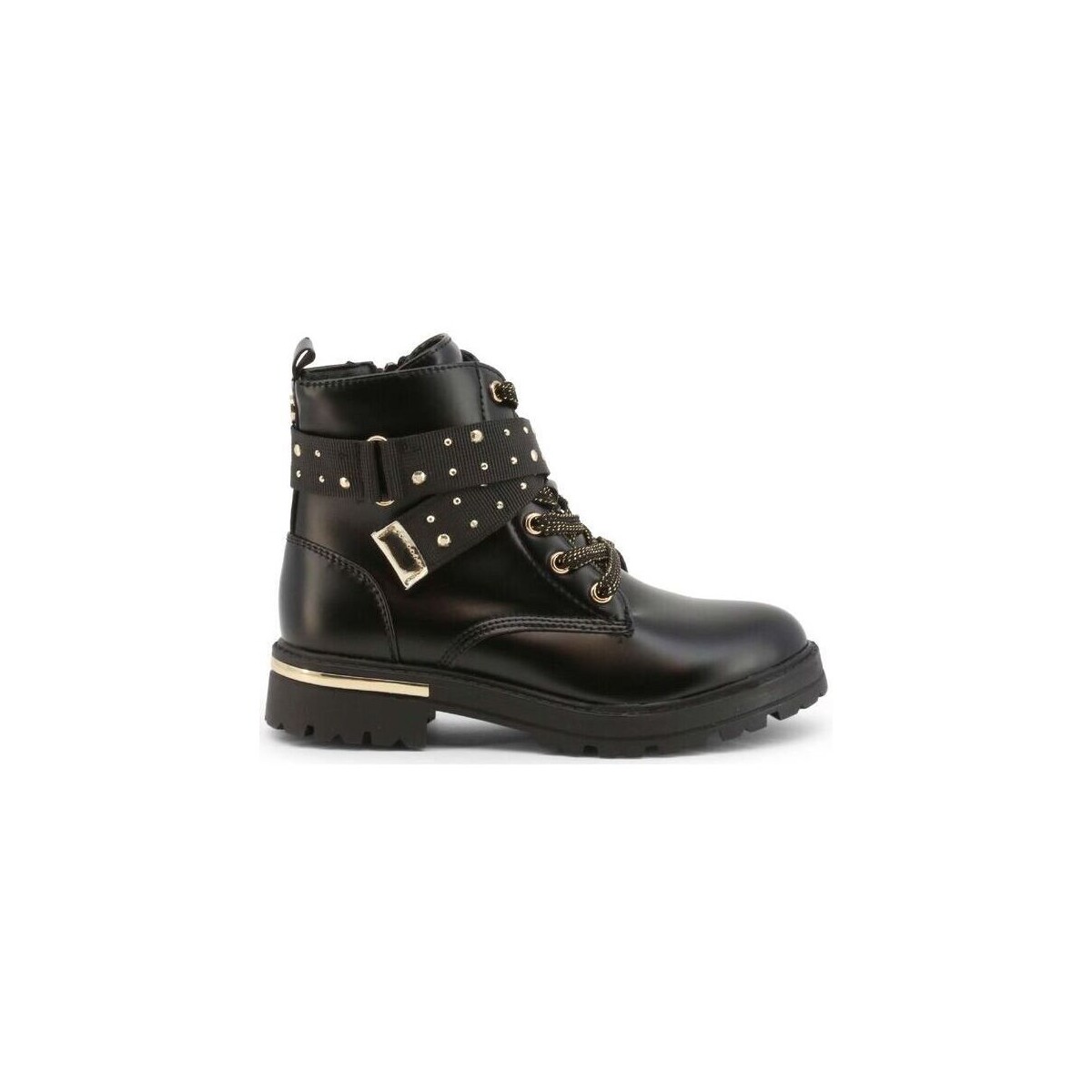 Chaussures Homme Bottes Shone 18004-020 Black/Shiny Noir