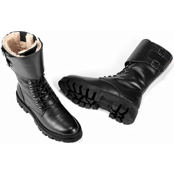 Chaussures Isba VERBIER Black/Mouton Noir - Chaussures Botte ville Femme 235 