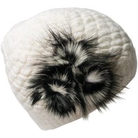 Accessoires textile Femme Bonnets Chapeau-Tendance Bonnet bi-color FLORE Blanc