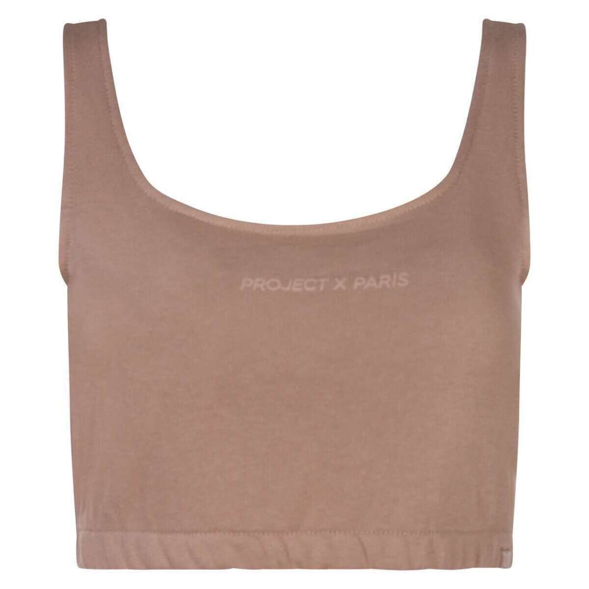 Vêtements Femme T-shirts manches courtes Project X Paris 125075VTAH21 Marron