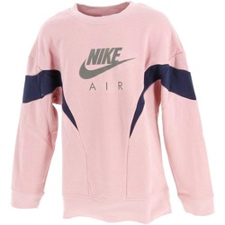 Vêtements Fille Sweats cent Nike Air ft bf  girl sweat rose Rose
