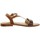 Chaussures Femme Sandales et Nu-pieds L'Atelier Tropézien Sandales plates en cuir Atelier Tropezien ref 52727 Marron Marron