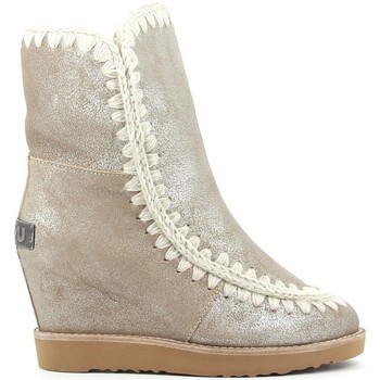 Chaussures Femme Bottines Mou FRENCH TOE WEDGE SHORT Beige