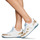 Chaussures Femme Tige : Cuir/textile ATILA Blanc / Rose / Doré