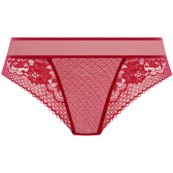Sous-vêtements Femme elasticated-waist cotton Bermuda shorts Fantasie Ann-Marie Rouge