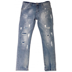 Vêtements Enfant Pantalons Freeside Jean DOLPHIN'S BOW junior Z9902 - 4 ANS Bleu