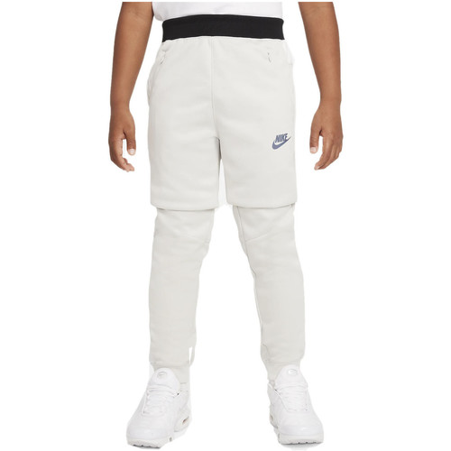 Vêtements Enfant Pantalons de survêtement Nike AIR MAX JUNIOR Blanc