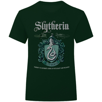 Vêtements T-shirts manches courtes Harry Potter  Vert forêt