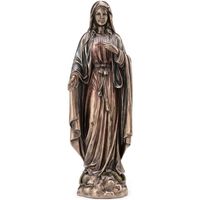 Maison & Déco Walk In The City Signes Grimalt Statuette Vierge Marie en résine aspect Bronze Marron