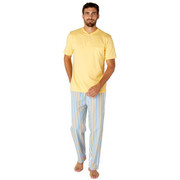 Pyjama manches courtes et pantalon LINES