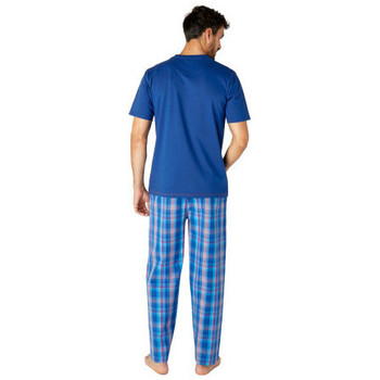 Achile Pyjama manches courtes et pantalon PIN UP Bleu