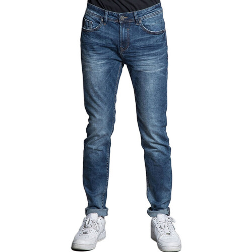 Vêtements Garçon Jeans slim Deeluxe JJ8037B Bleu
