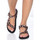 Chaussures Femme Sandales et Nu-pieds Cacatoès MANAUS LEOPARDO - BLACK Blanc