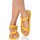 Chaussures Femme Sandales et Nu-pieds Cacatoès MANAUS COURO - MOUTARDE 05 / Jaune - #FFCE00