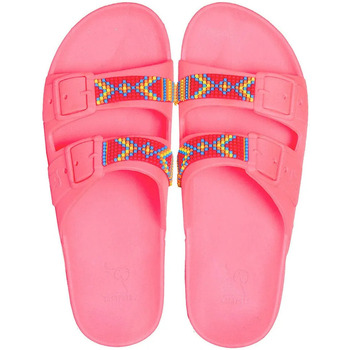 Mules  Cacatoès JERICOACOARA - PINK FLUO 10 / Rose - #FE8EA7 - Chaussures Mules Enfant 31 