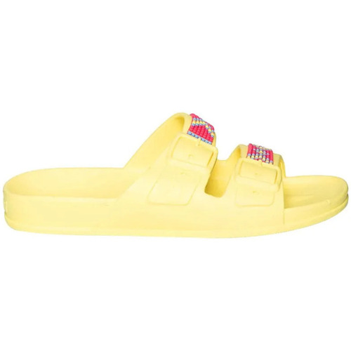 Chaussures Cacatoès JERICOACOARA - YELLOW FLUO 05 / Jaune - #FFCE00 - Chaussures Mules Enfant 31 