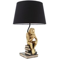 Maison & Déco Lampes à poser Signes Grimalt Lampe à poser singe doré 50 cm Doré