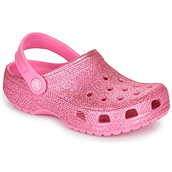Chaussures Enfant Sabots Crocs CLASSIC GLITTER CLOG K Rose / Glitter