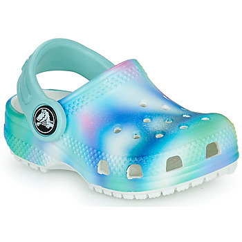 Chaussures Enfant Sabots Crocs CLASSIC SOLARIZED CGT Blanc / Multi
