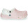 Chaussures Fille Sabots Crocs CLASSIC GLITTER CLOG K Blanc / Rose