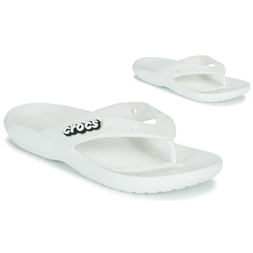 Chaussures Tongs Sandal Crocs CLASSIC Sandal CROCS FLIP Blanc