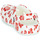 Chaussures Femme Sabots Crocs CLASSIC RETRO RESORT CLOG Blanc / Rouge
