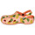 Chaussures Femme Sabots Crocs c11 CLASSIC RETRO RESORT CLOG Rose / Jaune