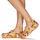 Chaussures Femme Sabots Crocs c11 CLASSIC RETRO RESORT CLOG Rose / Jaune