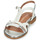 Chaussures Femme Sandales et Nu-pieds Karston SOBIA Blanc / Argent