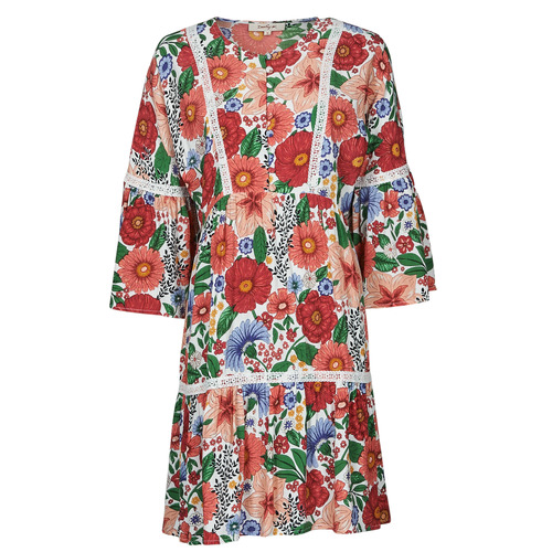 Vêtements Studio Robes courtes Derhy TREILLIS FLOWER Multicolore