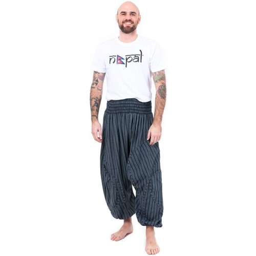 Vêtements Pantalons | Sarouel rayures mixte grande taille Payah - CN24103