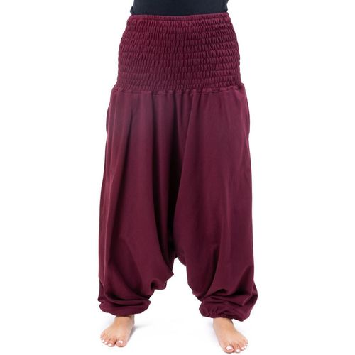 Vêtements Pantalon Zen Cache-tresor Fantazia Sarouel jogging doux hiver Lilian Bordeaux