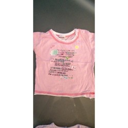 Vêtements Fille T-shirts manches courtes Poccopiano T-shirt manches courtes Rose
