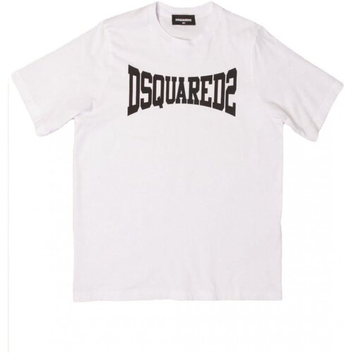 Vêtements Enfant T-shirt Heavy Rock Iron Dsquared DQ0156-D002F Blanc