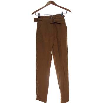 Vêtements Femme Pantalons Toujours à carreaux 34 - T0 - XS Marron