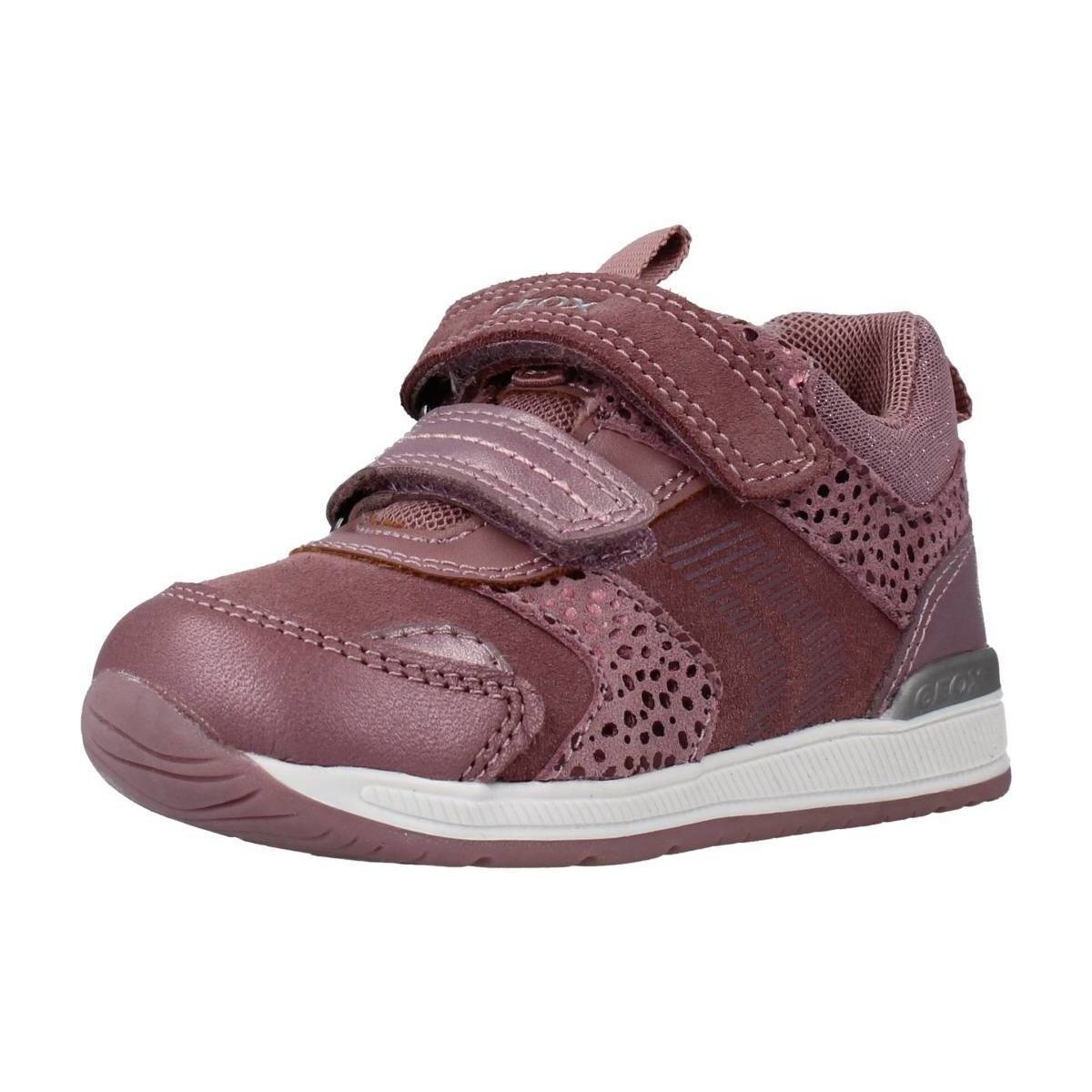 Chaussures Fille Baskets basses Geox B RISHON GIRL Rose