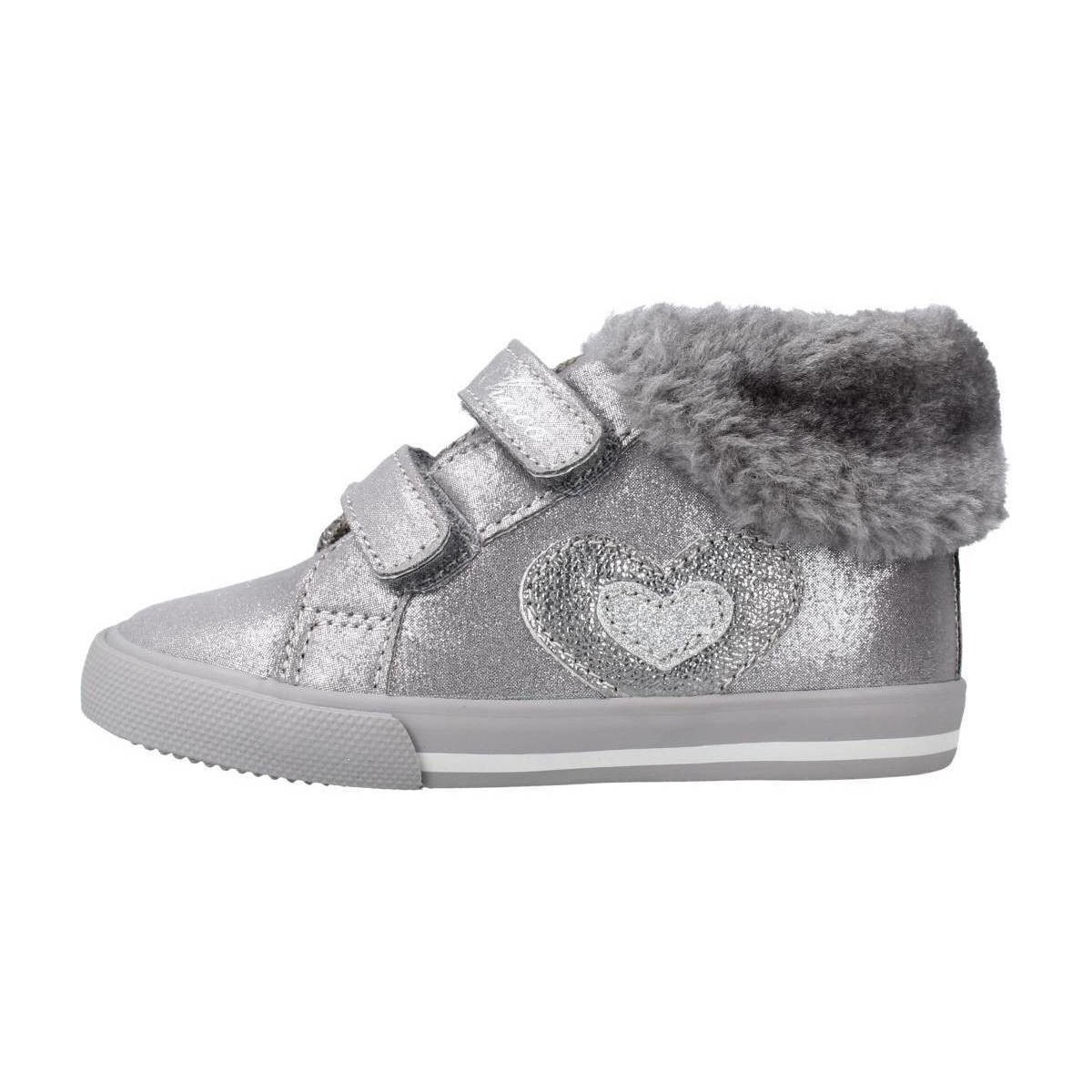 Chaussures Fille Bottes Chicco GLAM Gris