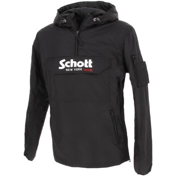 Vêtements Homme Blousons Schott Michigan blk hz cap jacket Noir