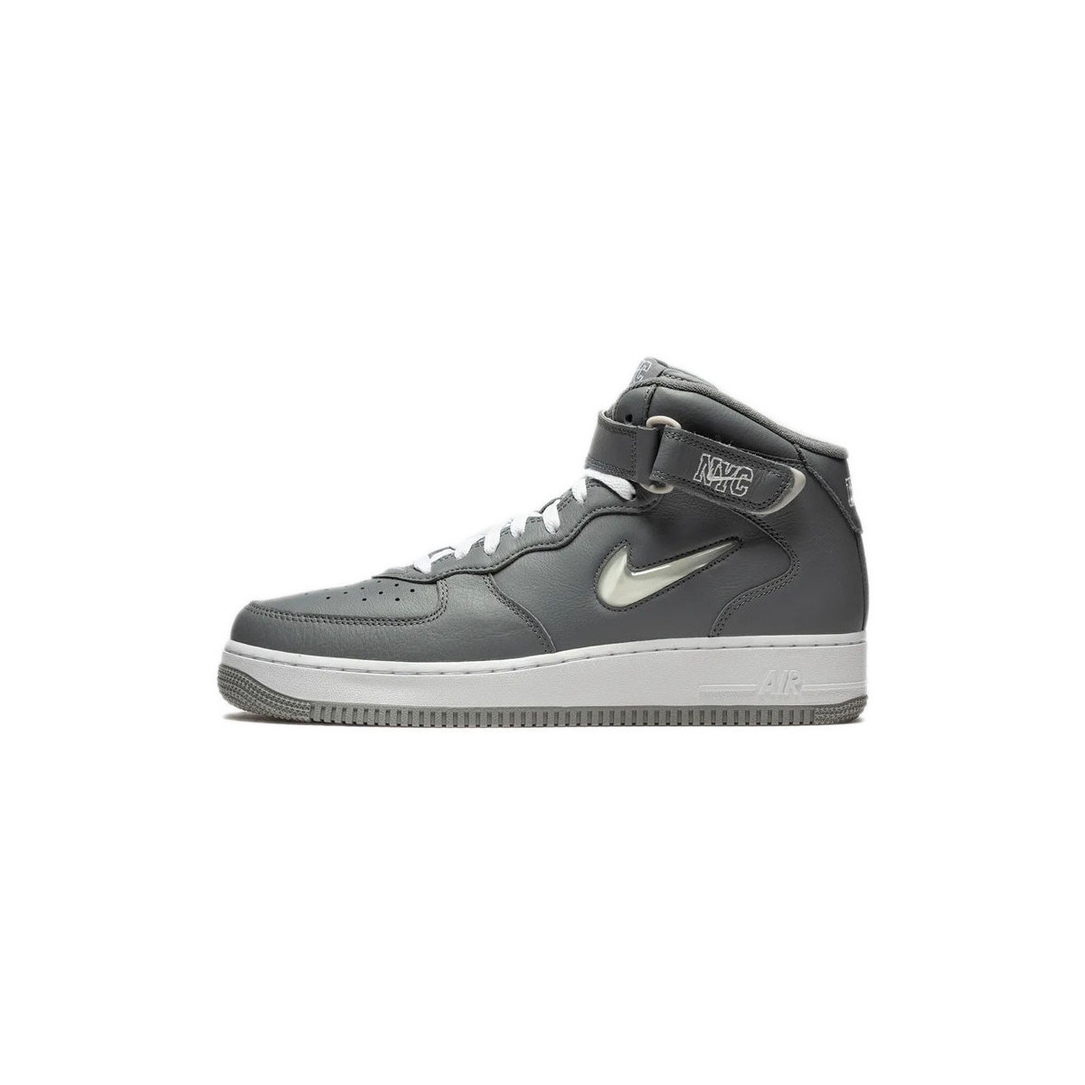 Chaussures Homme Baskets montantes Nike AIR FORCE MID JEWEL NYC Gris