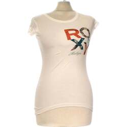 Vêtements Femme T-shirts & Polos Roxy top manches courtes  34 - T0 - XS Blanc Blanc