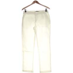 Vêtements Femme Pantalons Zara pantalon droit femme  36 - T1 - S Blanc Blanc