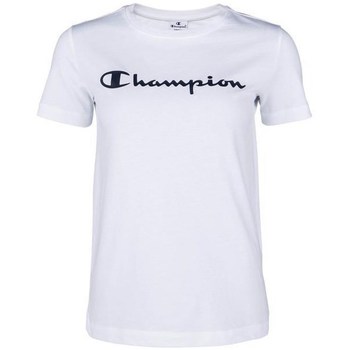 Vêtements Femme T-shirts manches courtes Champion Crewneck Tshirt Blanc