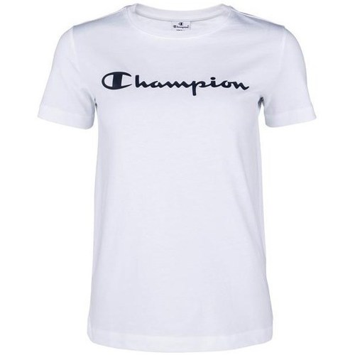 Vêtements Femme office-accessories men polo-shirts pens Champion Crewneck Tshirt Blanc