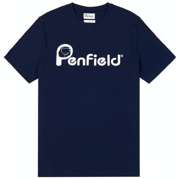 Vêtements Homme T-shirts manches courtes Penfield T-shirt  Bear Chest bleu marine